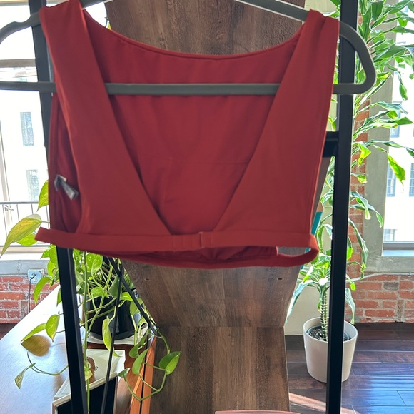 Rust orange bathing suit top - Picture 2 of 2